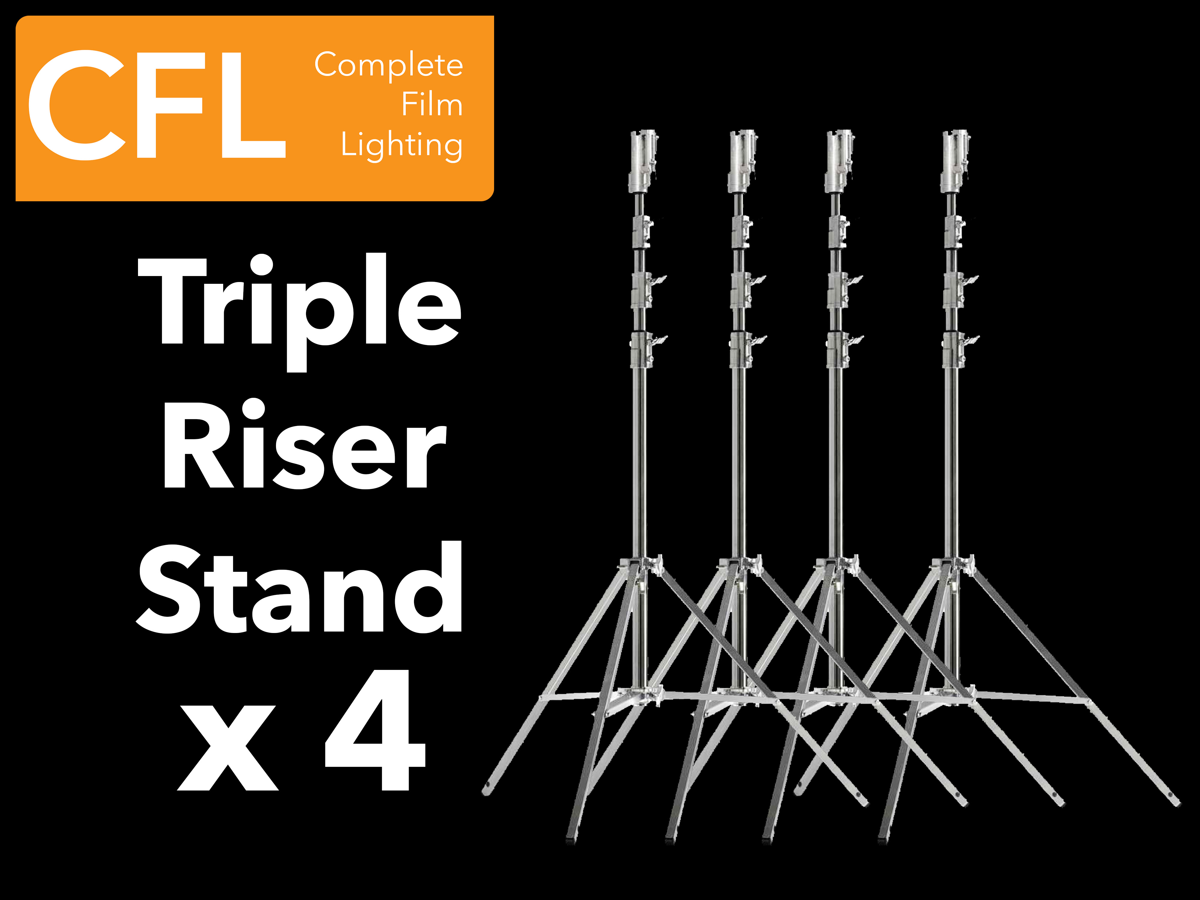 Triple riser stand x 4