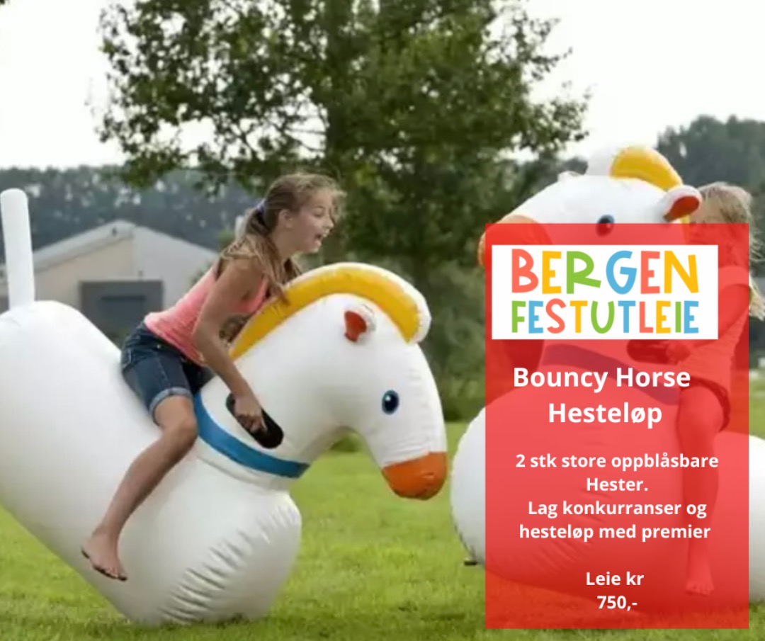 Oppblåsbare hester utleie