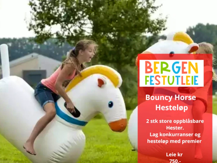 Oppblåsbare hester utleie