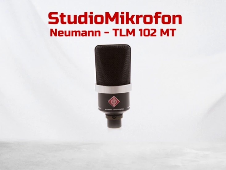 Neumann tlm 102 mikrofon studiopaket, svart