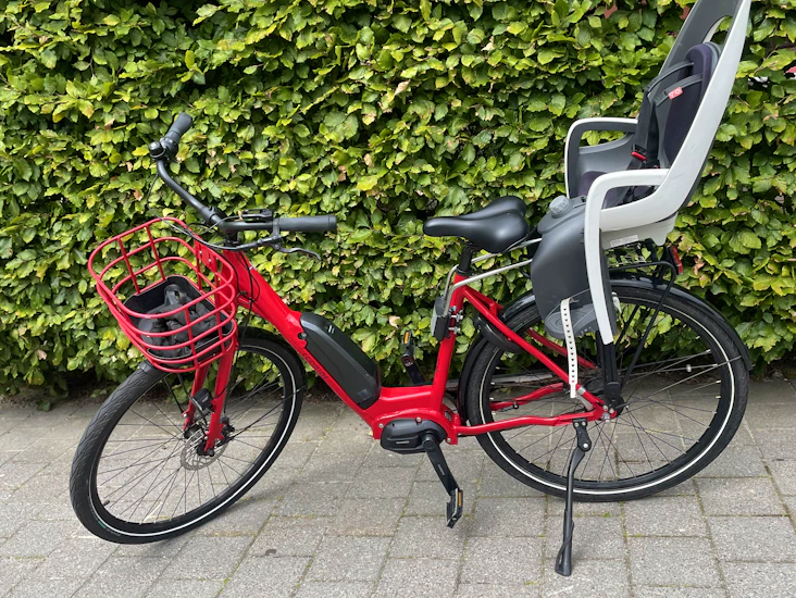 Elcykel ecoride 2023 röd