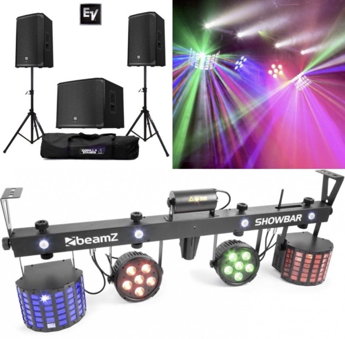 Hemmafest xl 🥳🕺🔊 ljud och ljus 