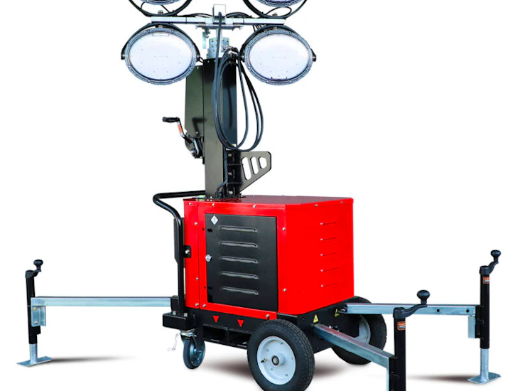 Arbetsbelysning_japansk tillverkad ljusmast