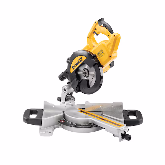 Dewalt dws773 kapp- og gjærsag med uttrekk + de7023 profesjonelt sagbord