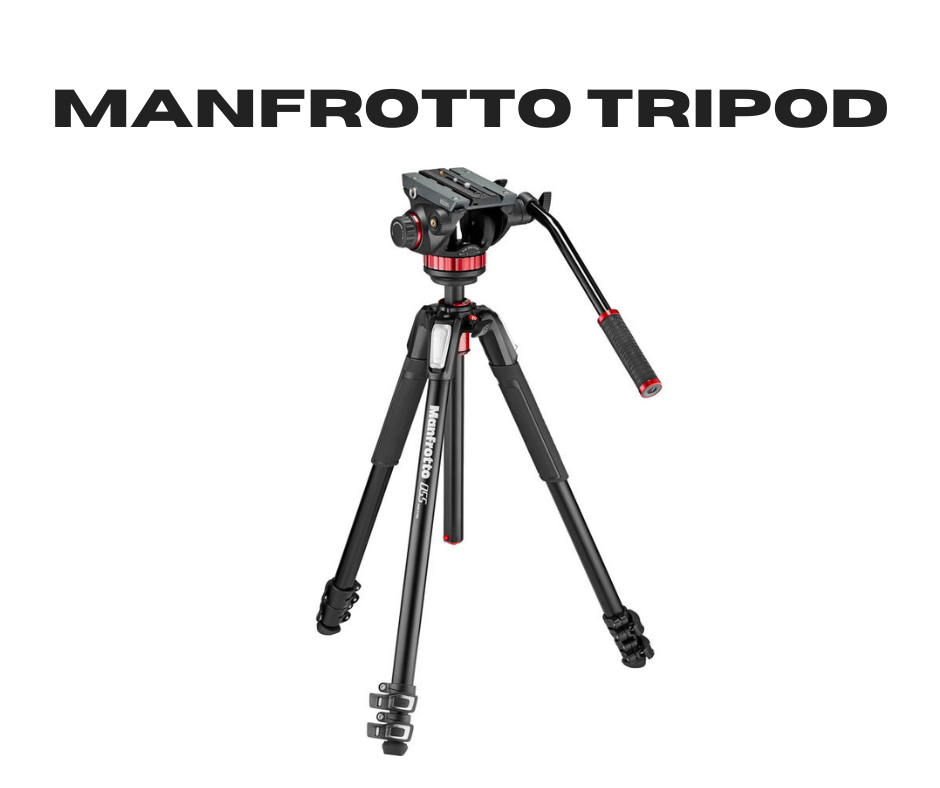 Manfrotto tripods with video head