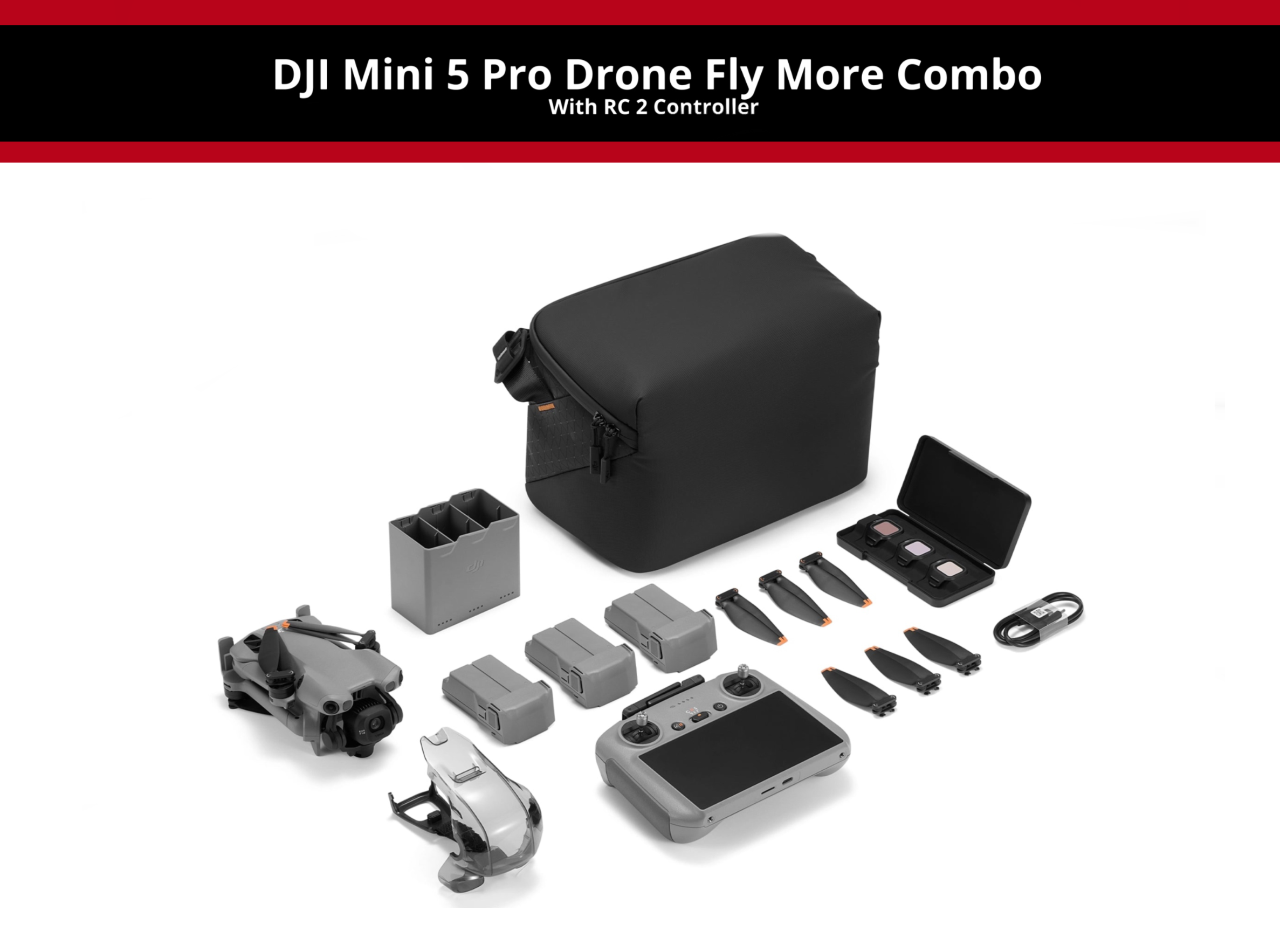 Dji mini 5 pro drone fly more combo (delivery)