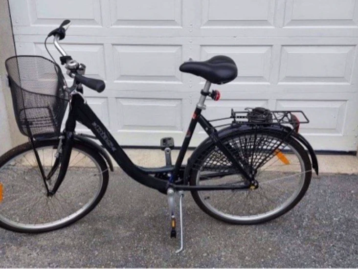 Bysykkel m kurv