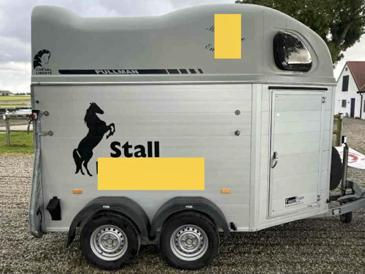 Stabil boggivagn 1500kg- fint skick! cheval gold 2