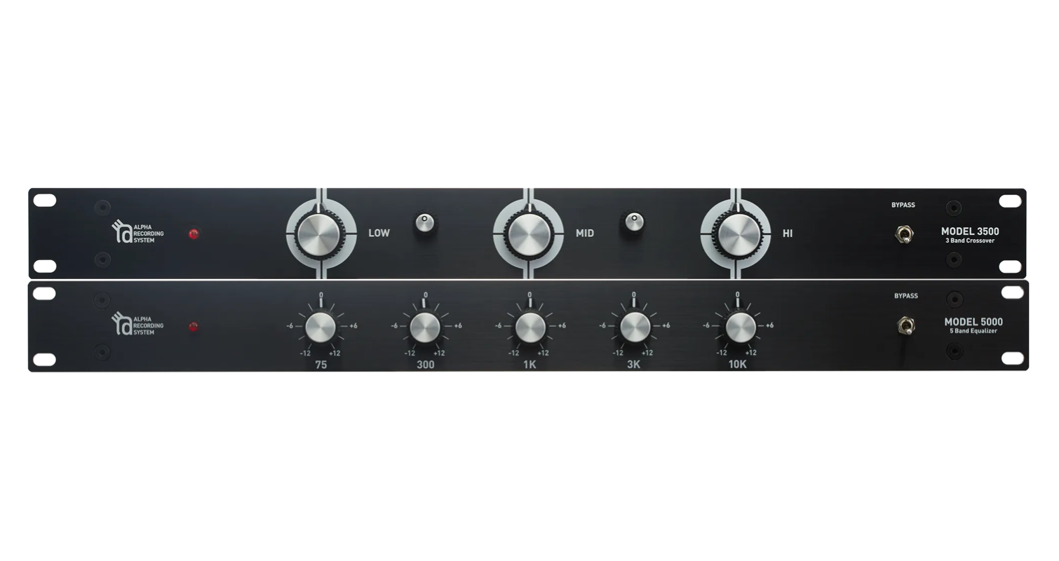 Alpha recording system | model - 3500 + model - 5000 dj mixer eq
