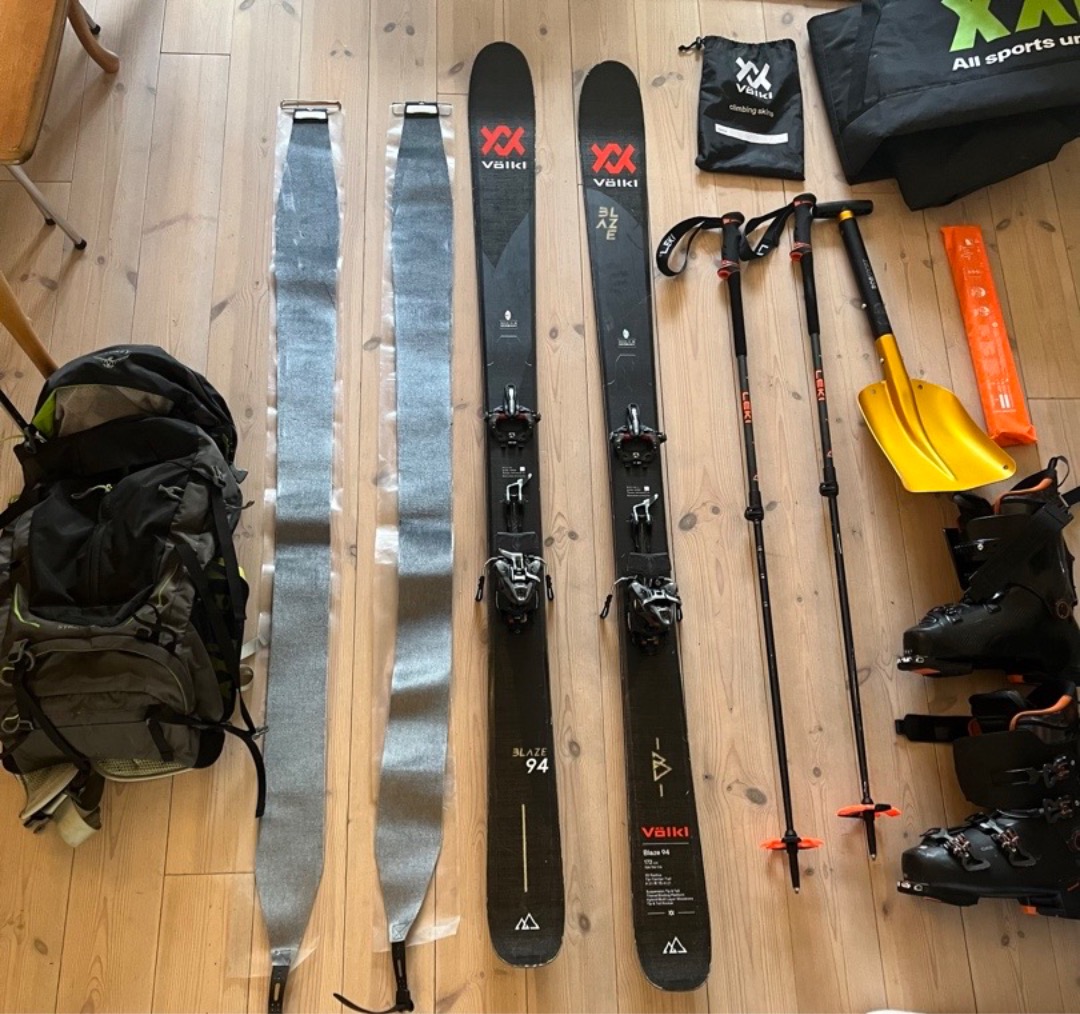 Toppturpakke/randonee herre strl 42/43 