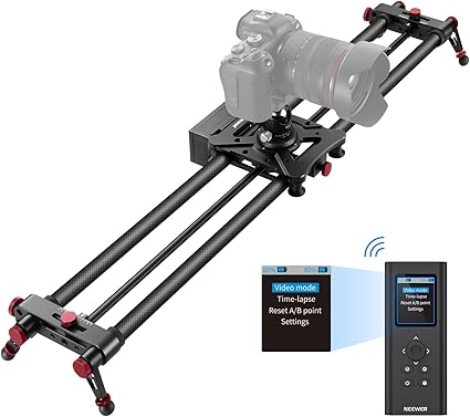 Neewer motorized camera slider, 80cm/31.5" (with 2x neewer camera slider support