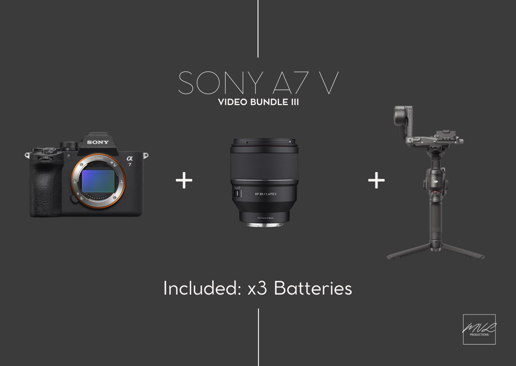 Sony a7 v - video bundle iii