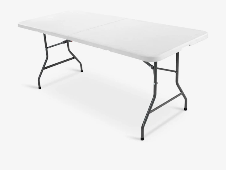 Uppfällbart bord vita