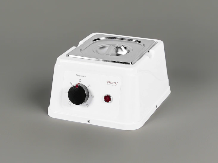 Halvprofessionell chokladsmältare från städter med rostfri skål och lock