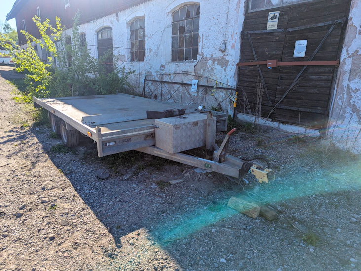 3000kg car transport trailer