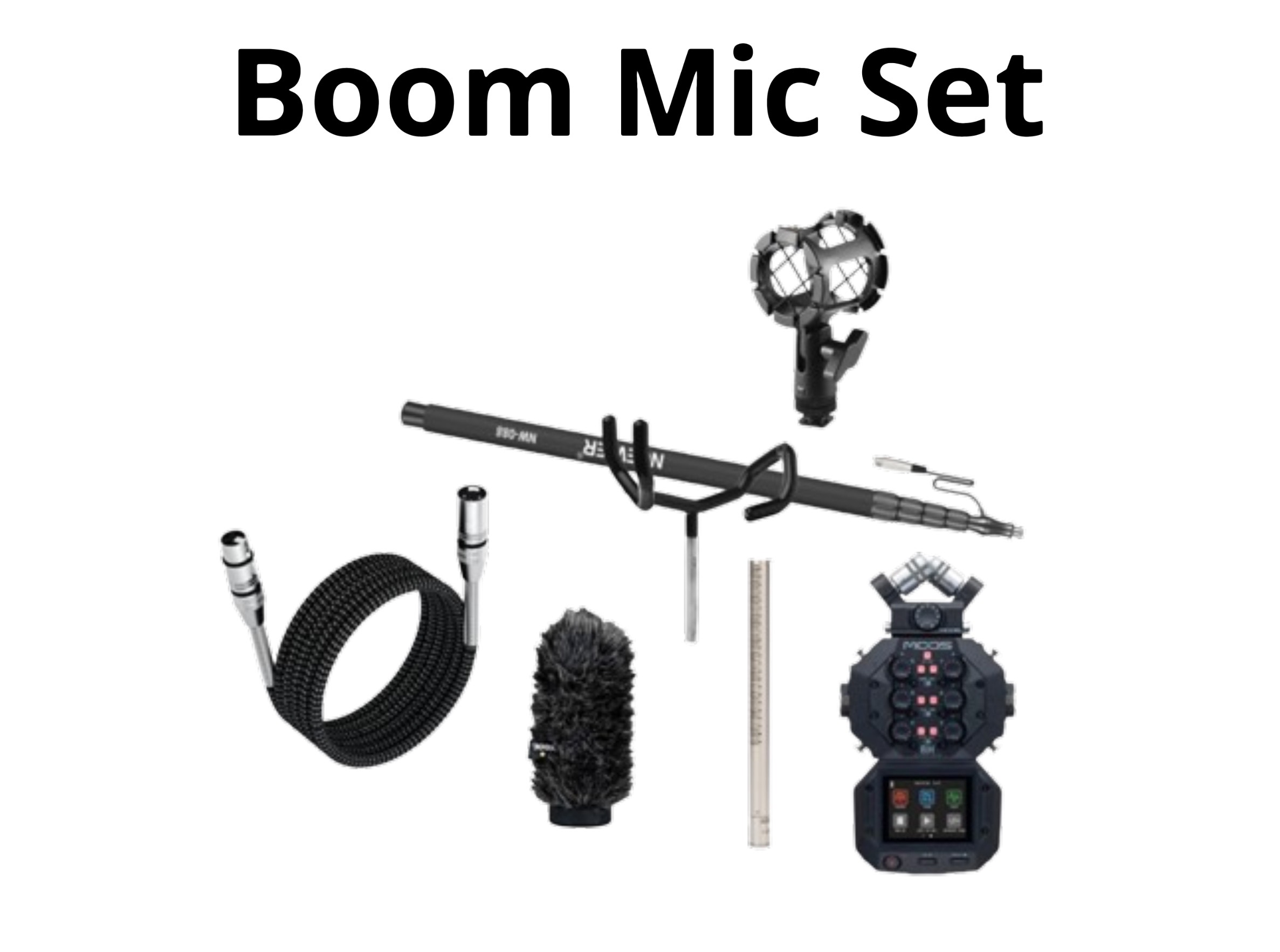 Boom mic set