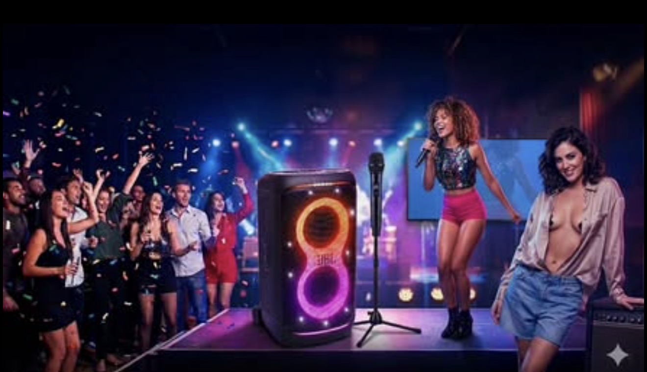 Hyra ut jbl partybox 520 + 2 trådlösa jbl easysing‑mikrofoner – perfekt för fest