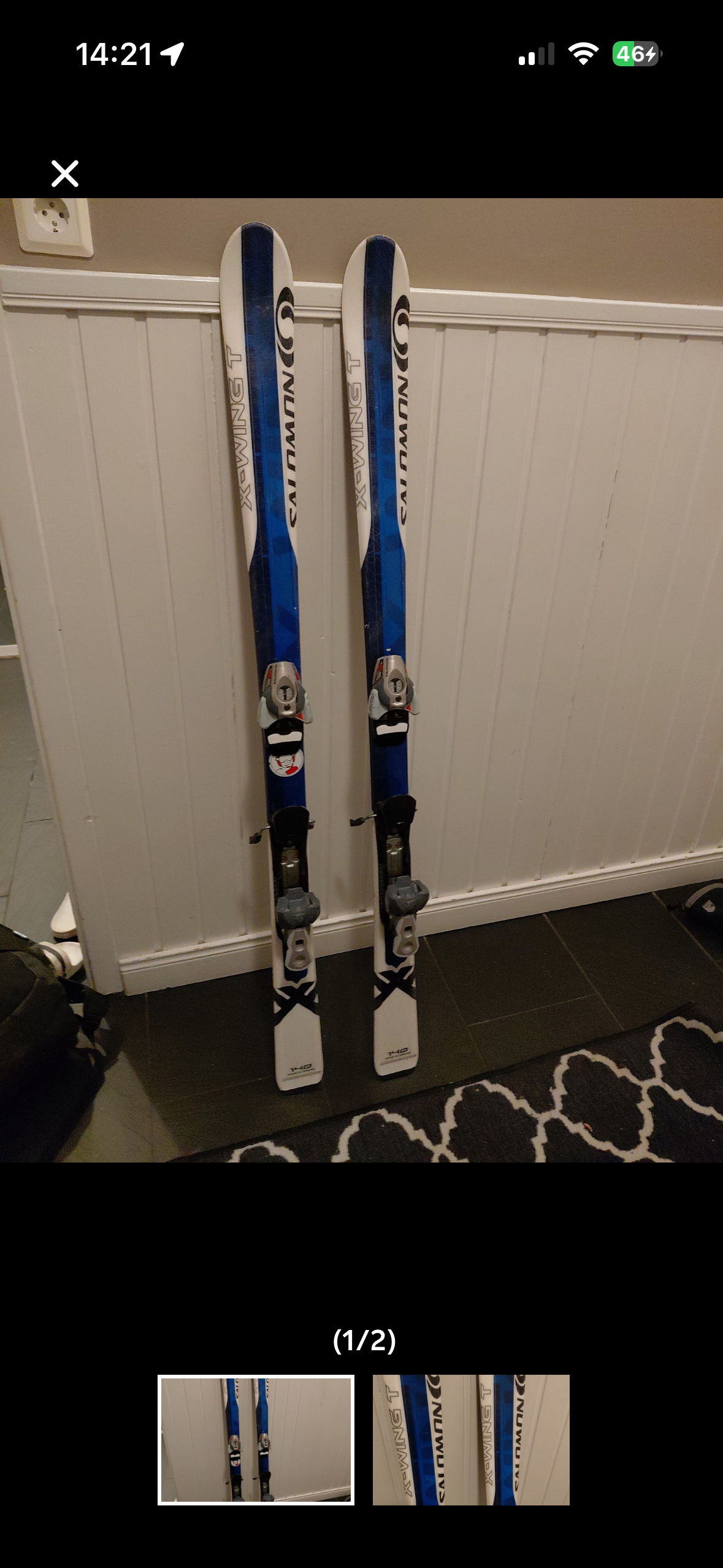 Barnskidor salomon 140 cm