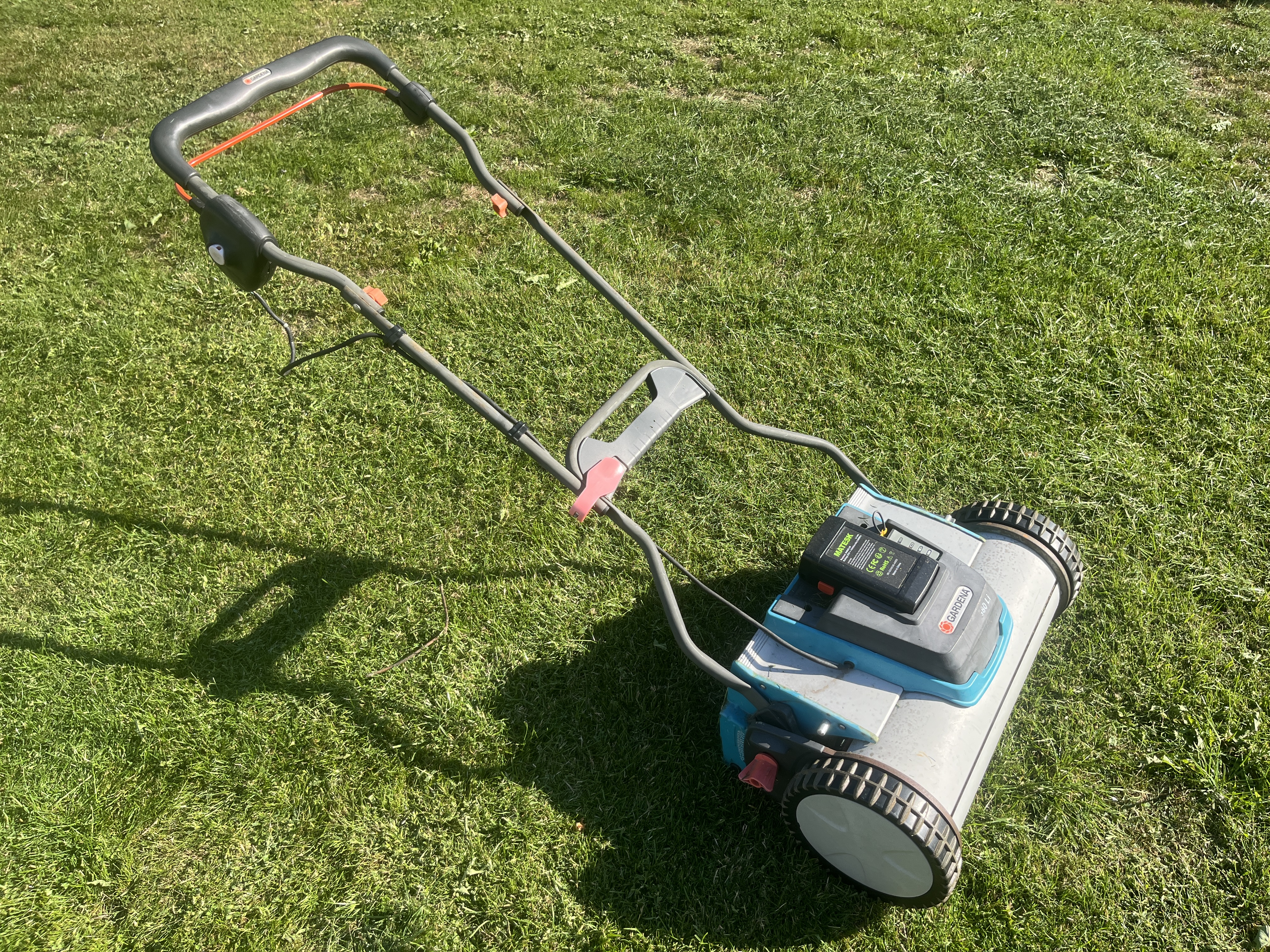 Cylindergräsklippare batteri