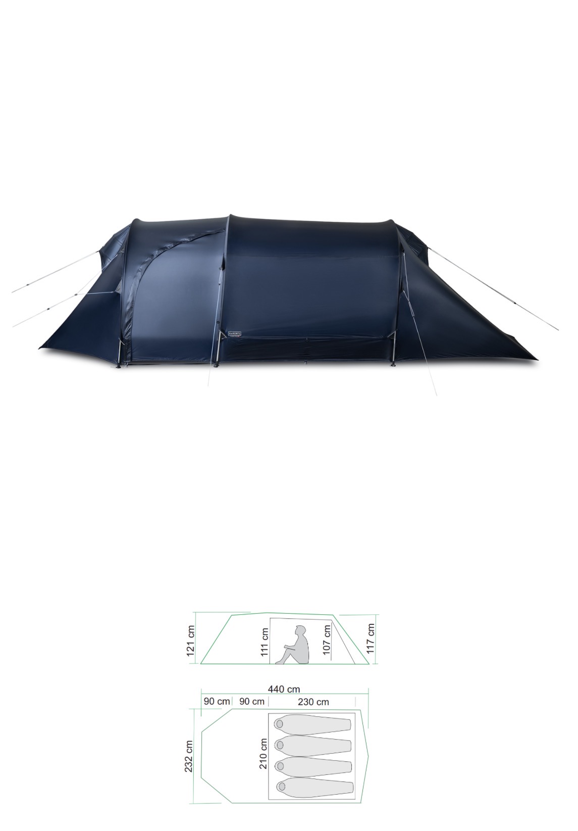 Barents trollheimen 4 ultralight telt