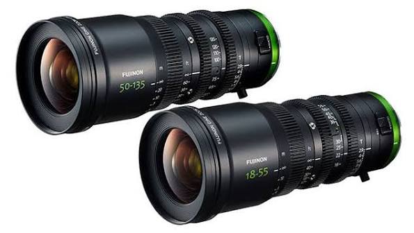 Fujinon cine mk t2.9 18-55mm & 50-135mm pair cine zoom kit with servo 