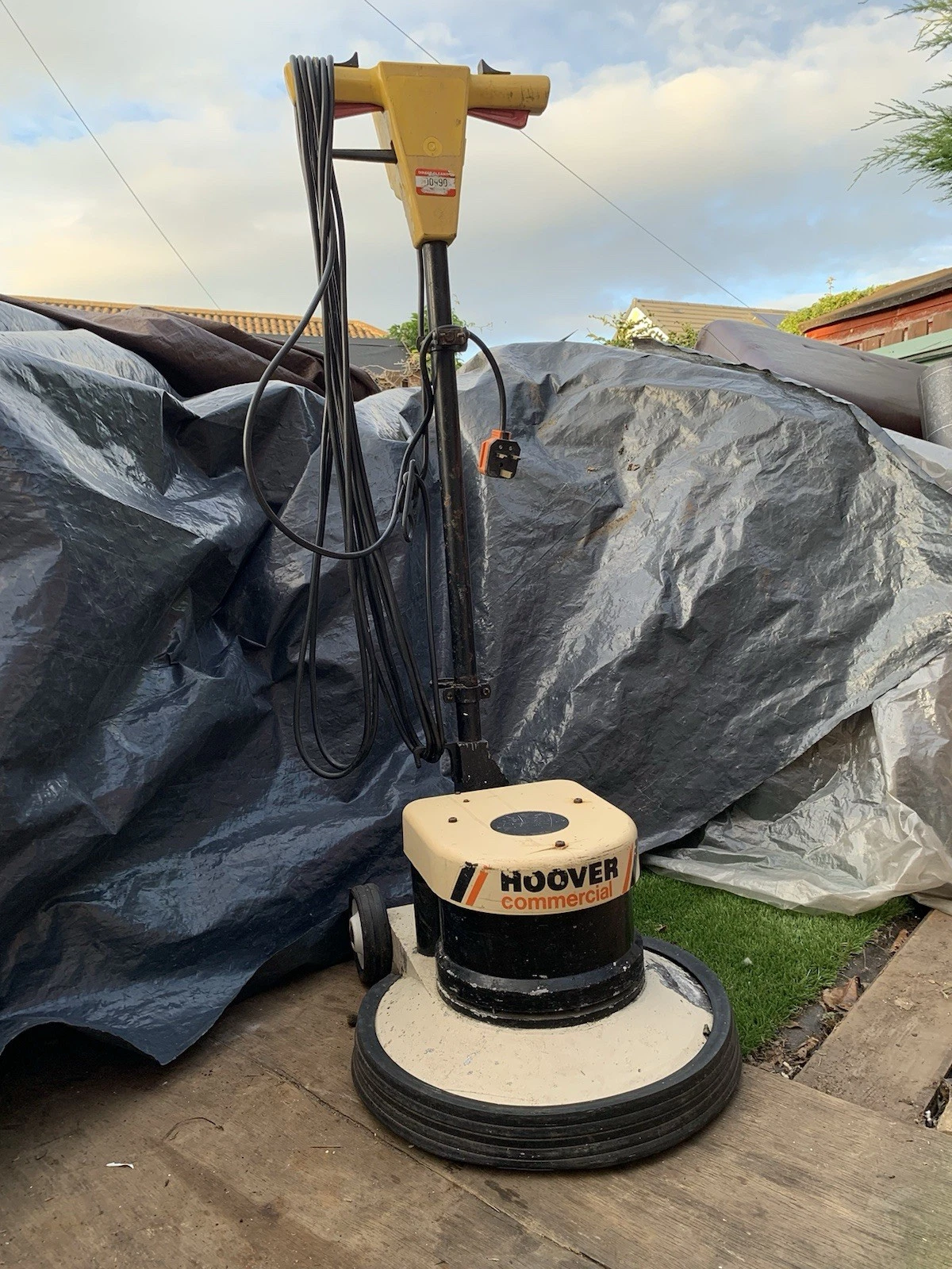 Hoover floor scrubber and polisher buffer