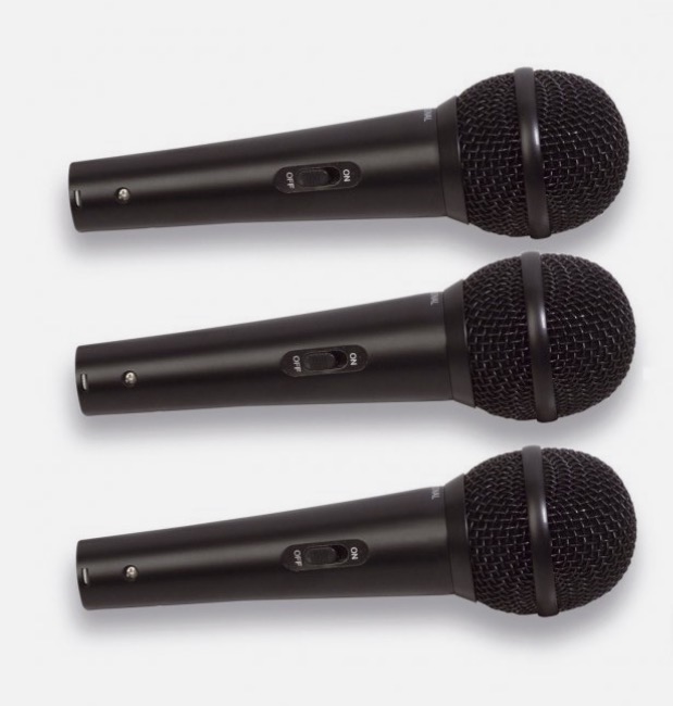 Soundlab pro dynamic vocal kit 3 x microphones