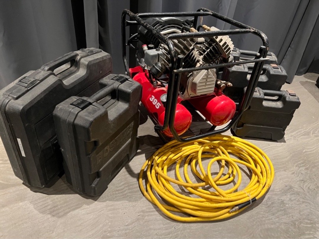 Kompressor | spikerpistoler | luftslange