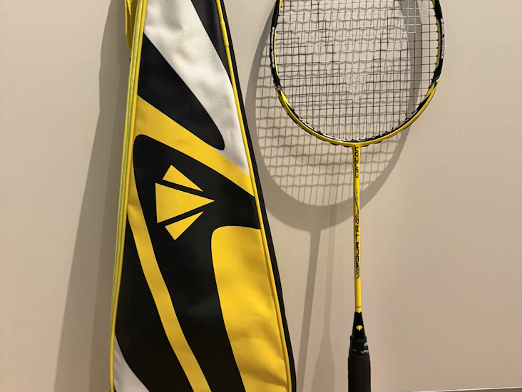 Badminton racket (carlton eller yonex) med bag
