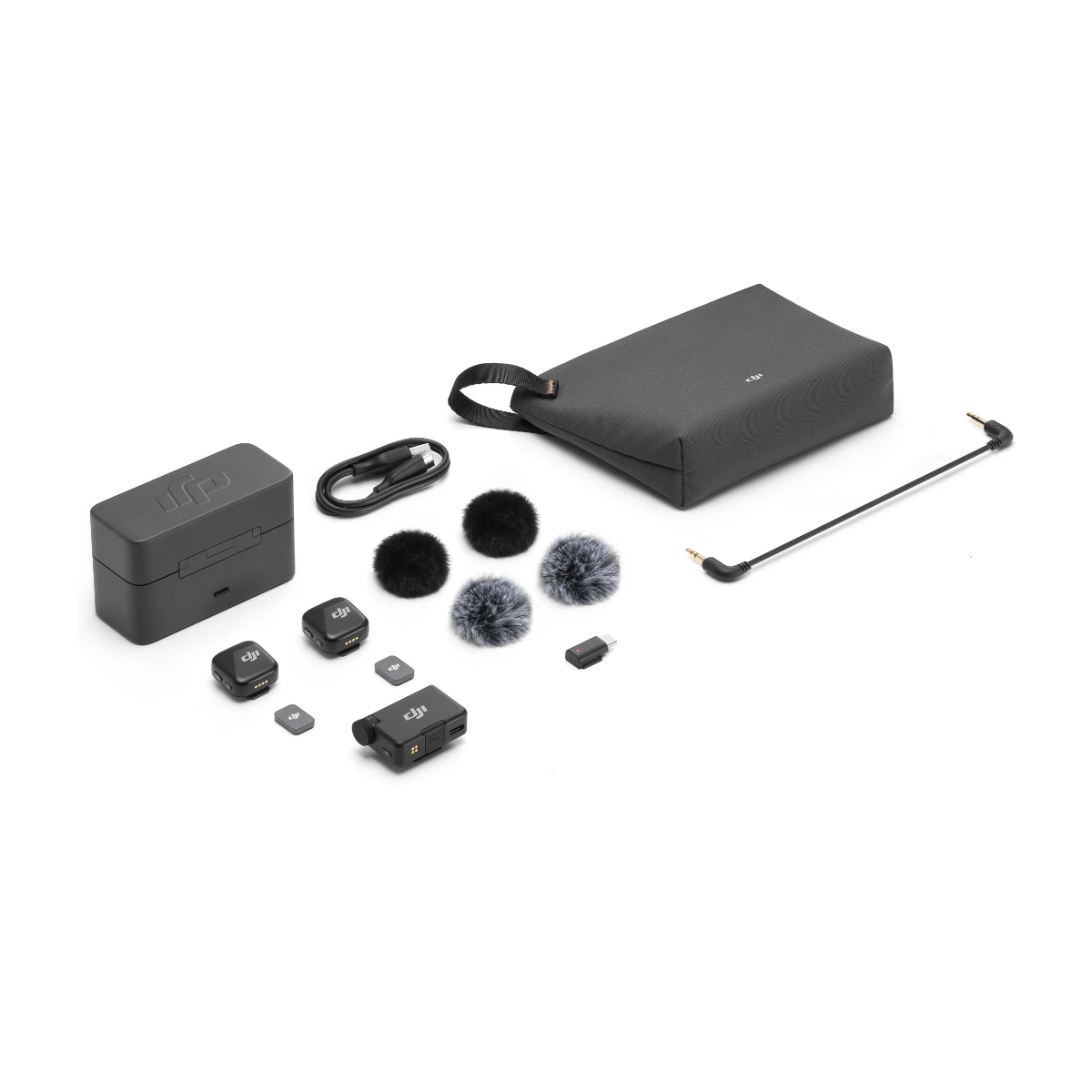 Dji mic mini mikrofonsystem (2 tx + 1 rx + laddningsskal)