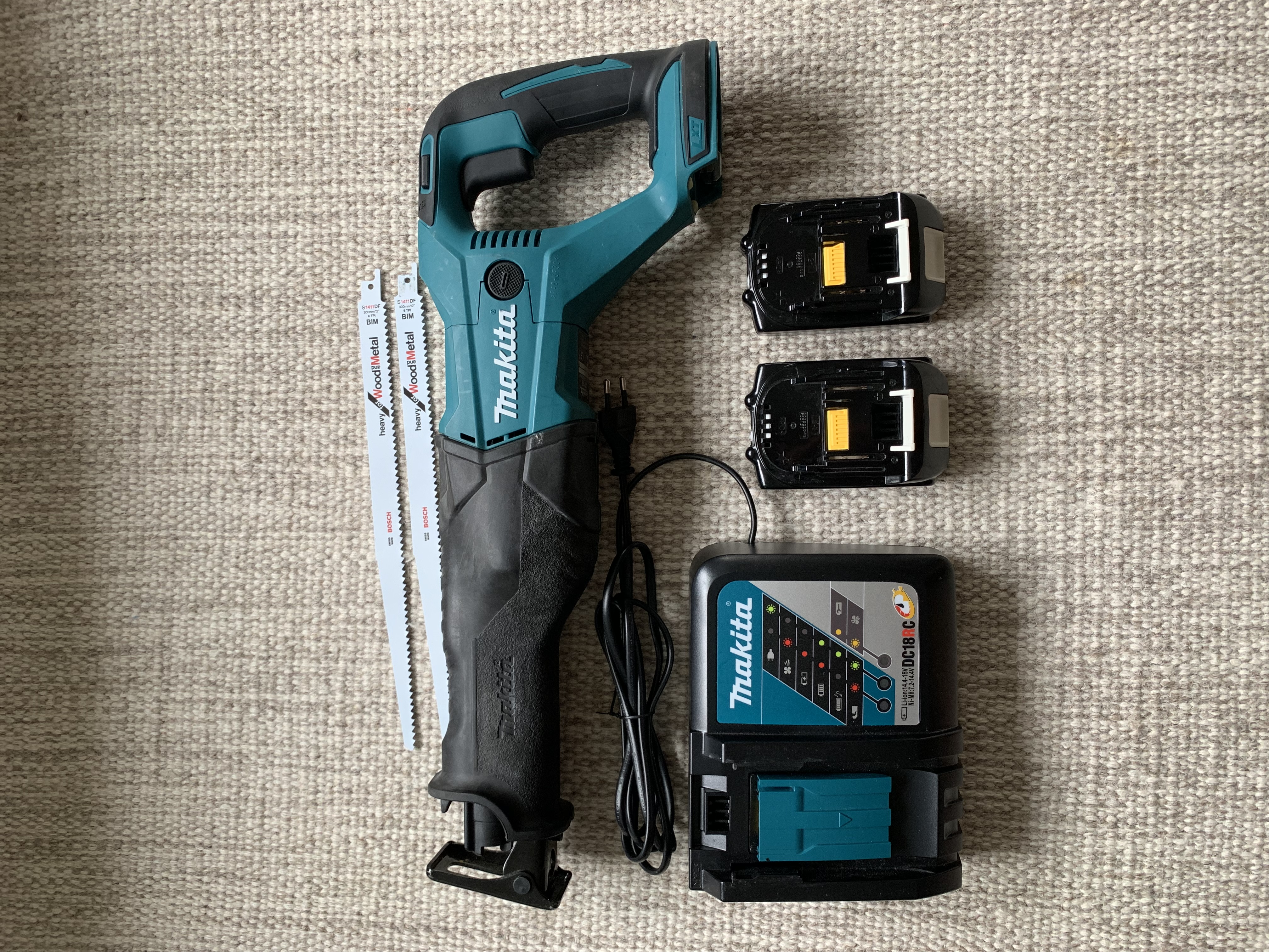 Makita batteridriven tigersåg