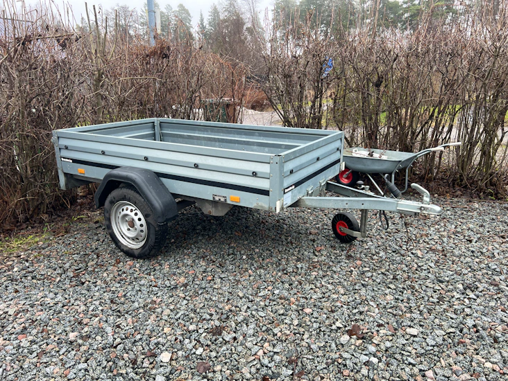 Brenderup 475kg lastvikt möjlighet till mc-ställ