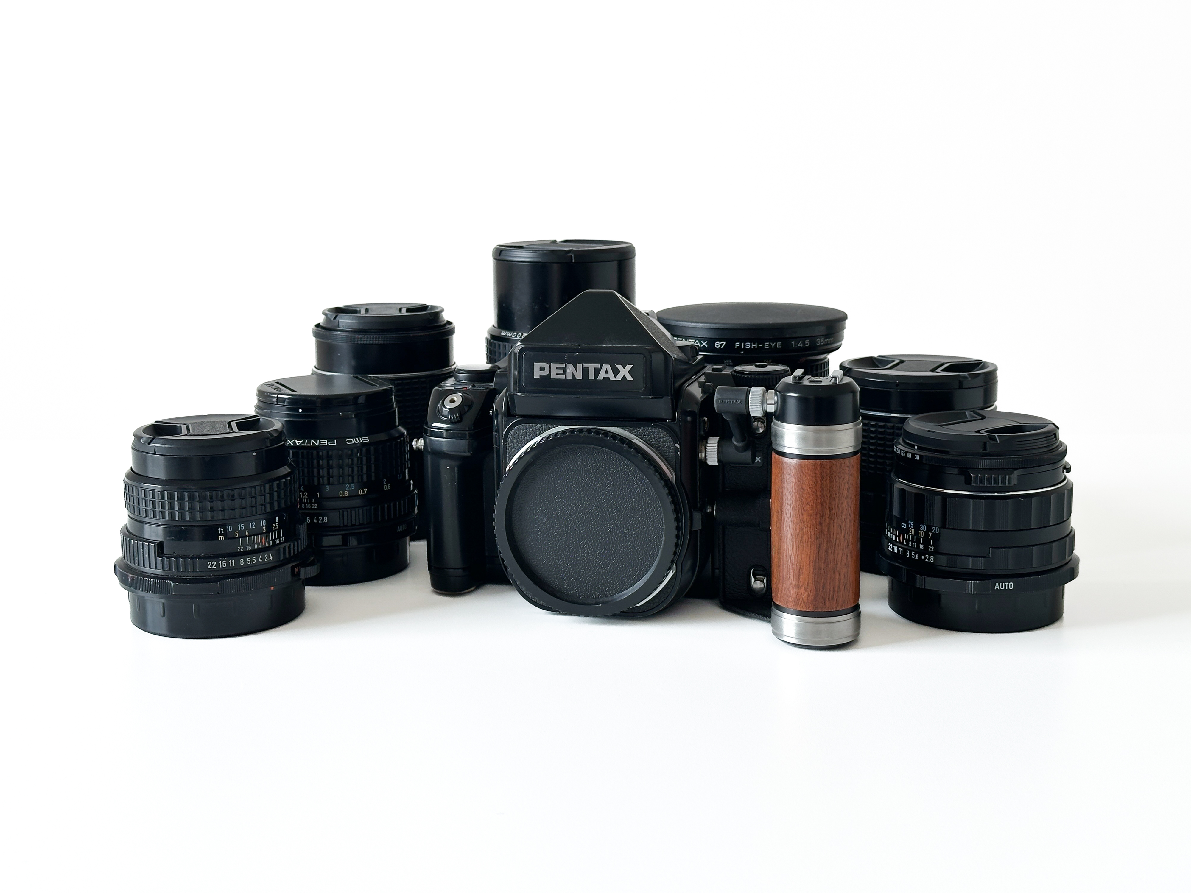 Pentax 67ii + 7 lens kit