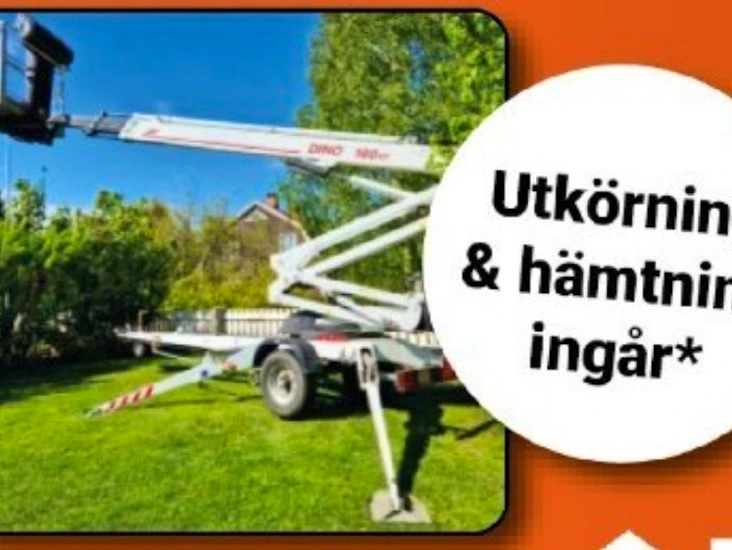 Ledbar/ knä skylift 18 m. fri utkörning *