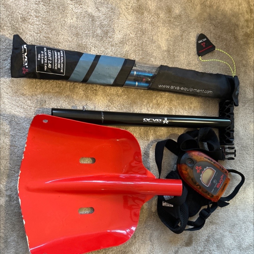 Lavinpaket arva 3+, spade och sond