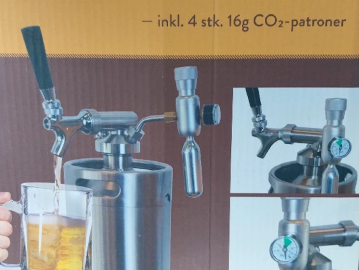 Dispenser øl eller brus.