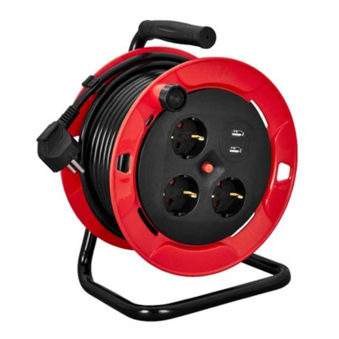 Kabelvinda 10m med usb