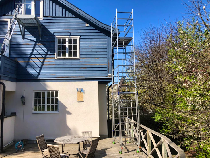 Flexibel byggställning upp till 7m