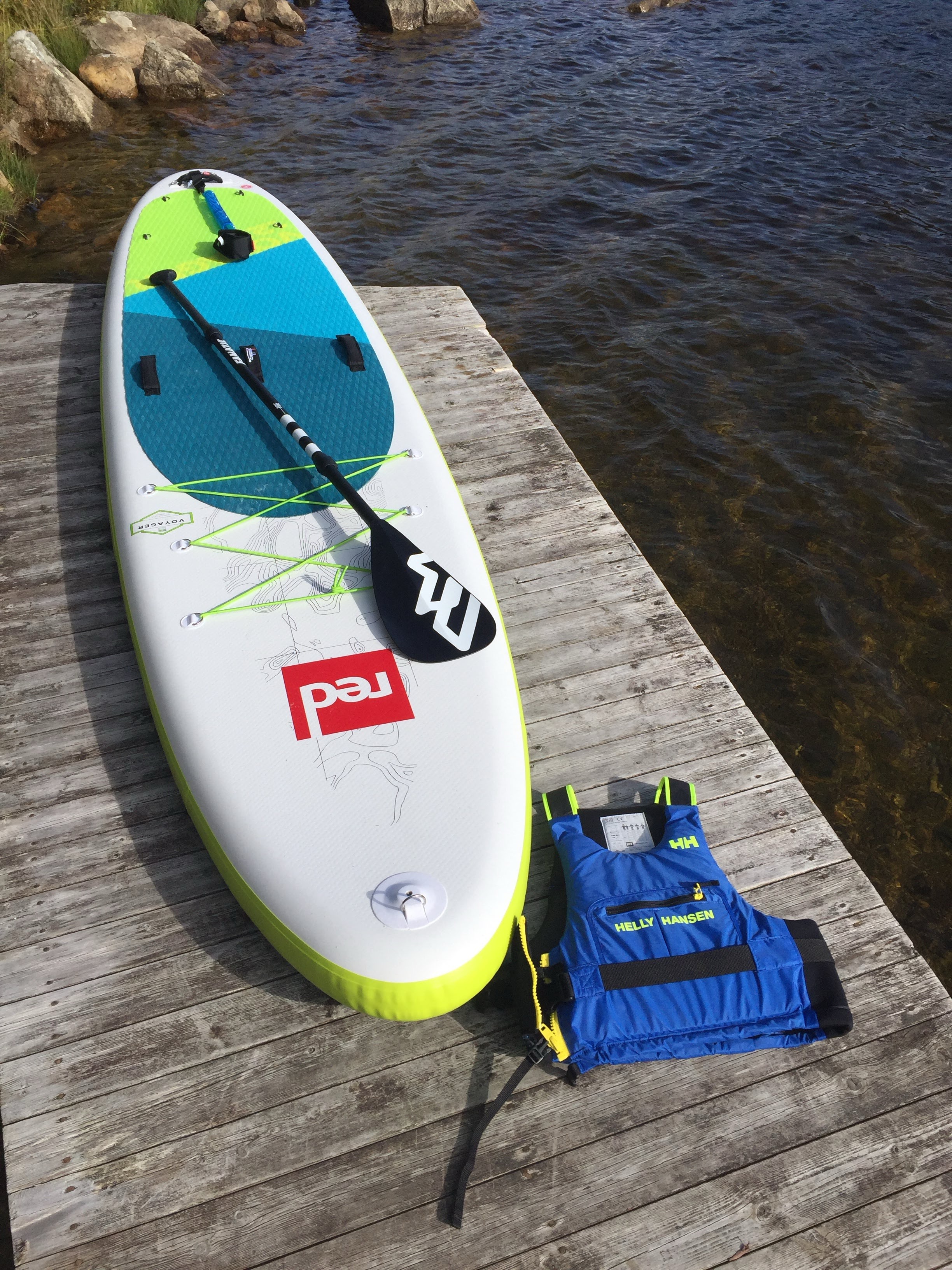 Oppblåsbart sup-brett for lengre turer – red voyager 12’6