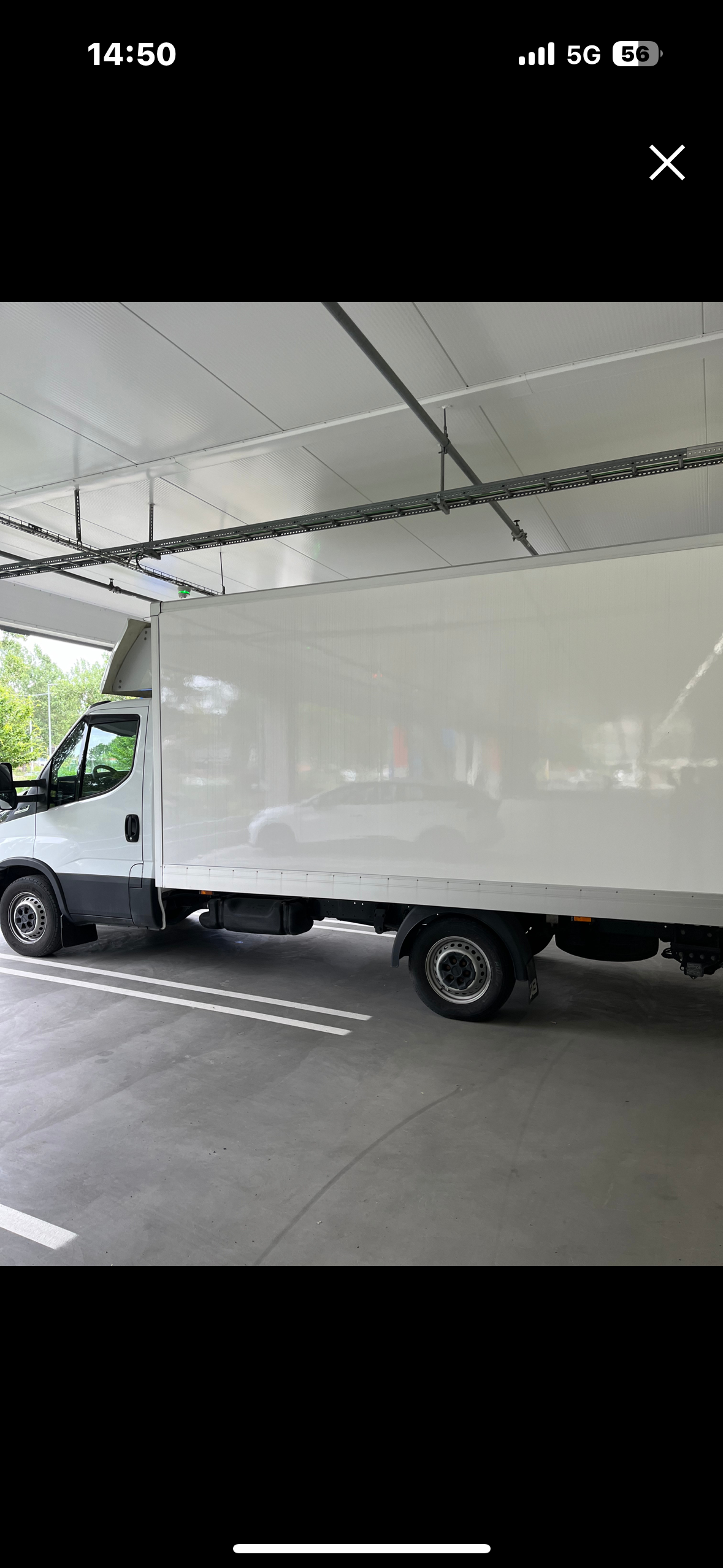 Flyttskåp skåpbil 18 kbm 