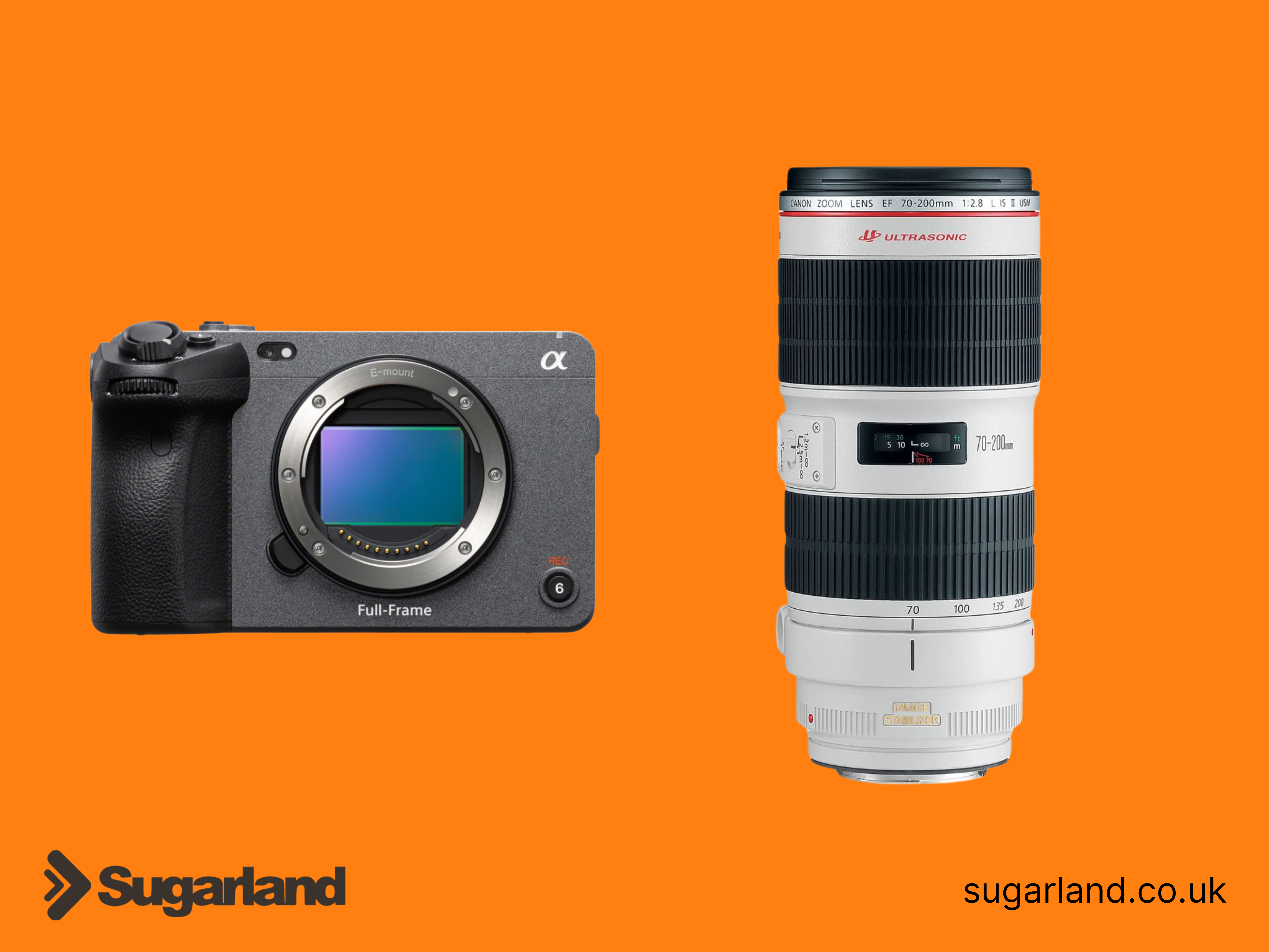 Sony fx3 + canon ef 70-200mm f/2.8 zoom lens