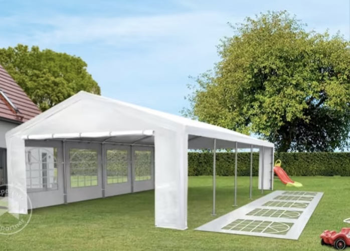 Partytält 6x3 m. gediget, lättmonterar och vattentätt!