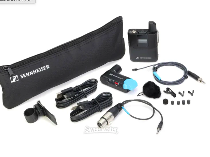 Sennheiser avx-mke 2 wireless lavalier mic system (pro interview audio)