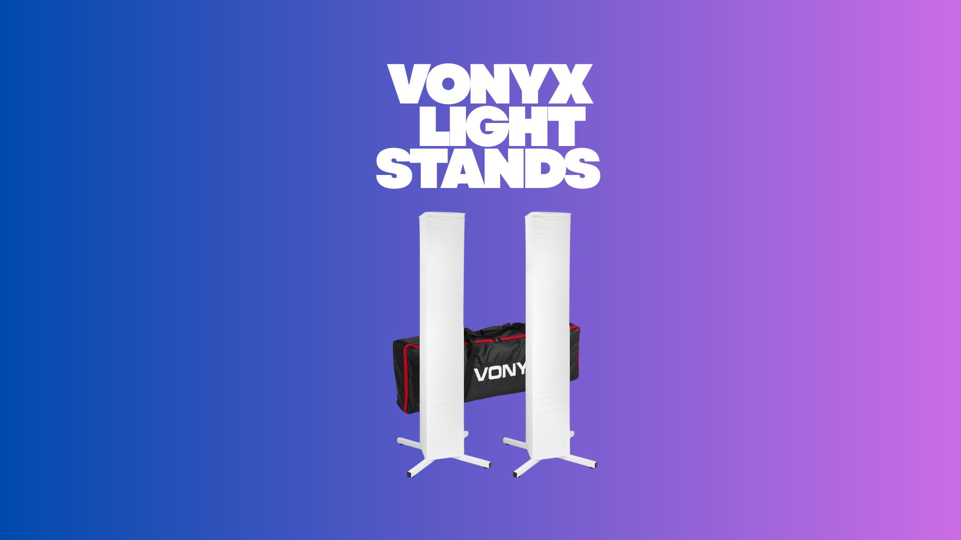 Vonyx light stands 
