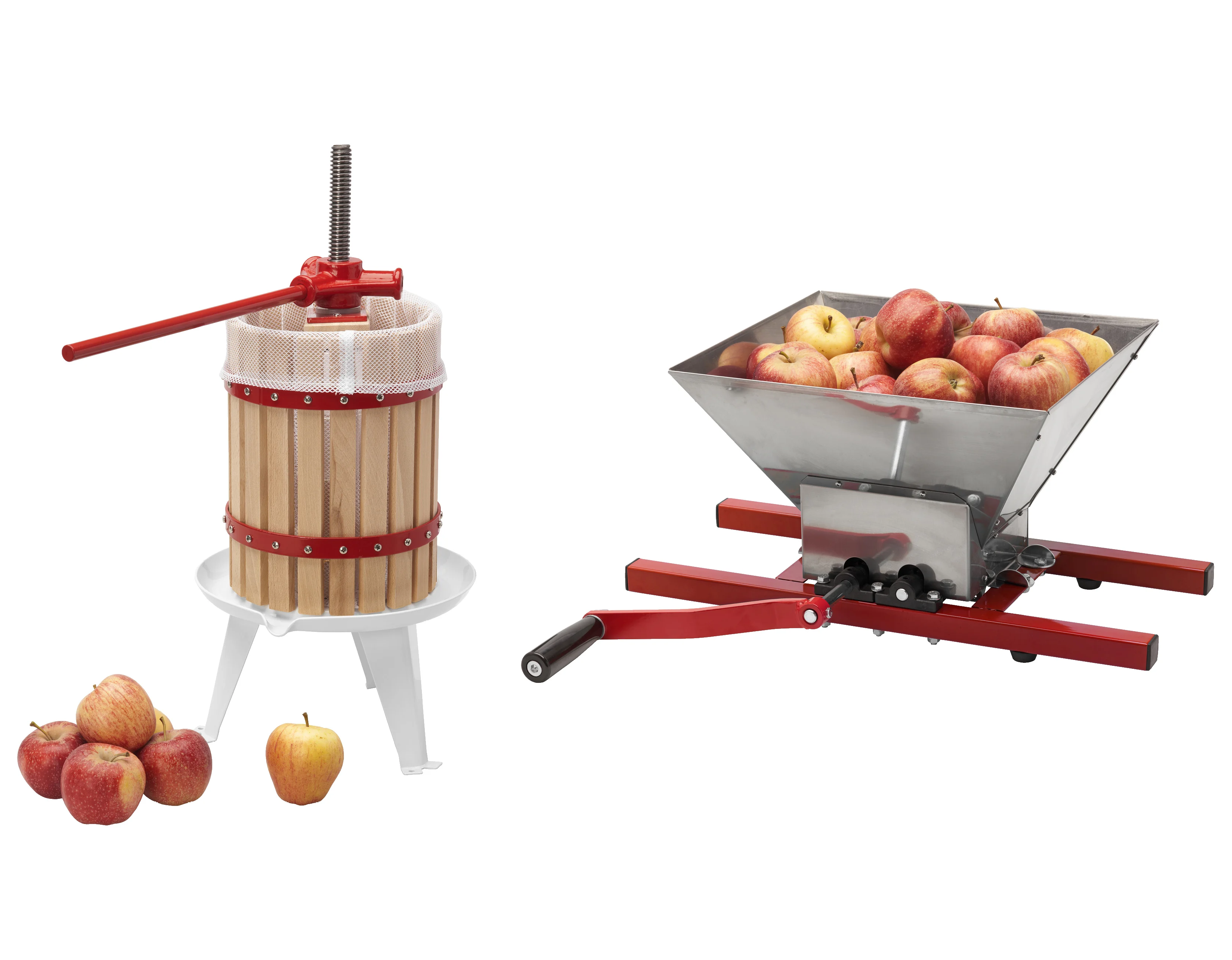 Fruktkvern og fruktpresse 6l