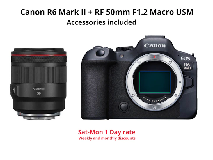 Canon r6 mark ii + rf 50mm f1.2
