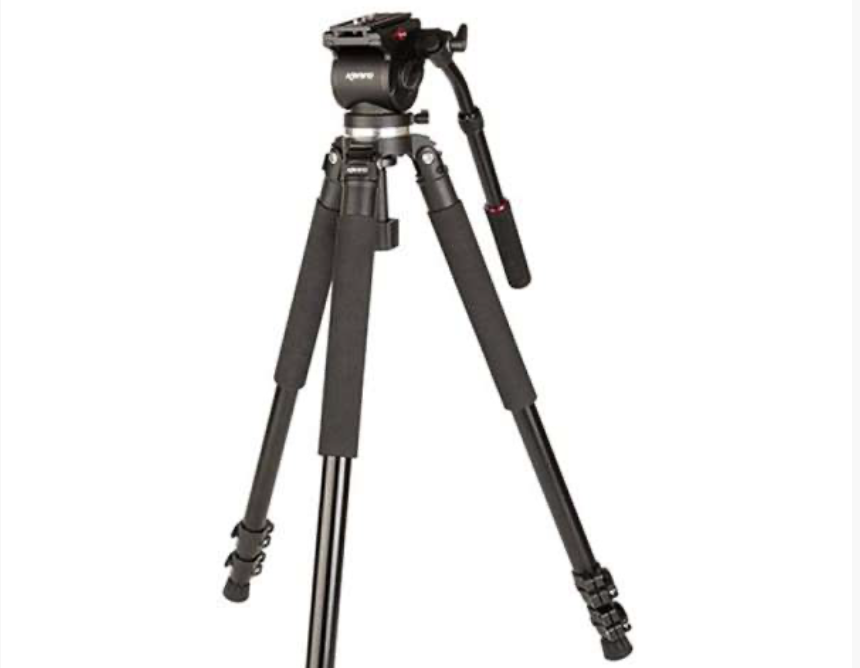 Carbon fiber tripod video tripod pro