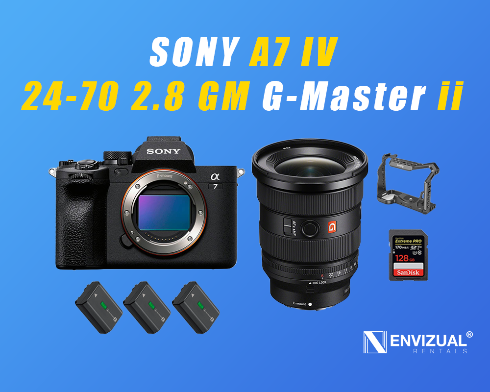 Sony a7 iv 4 + 24-70mm 2.8 g master gm ii lens - sony a7iv