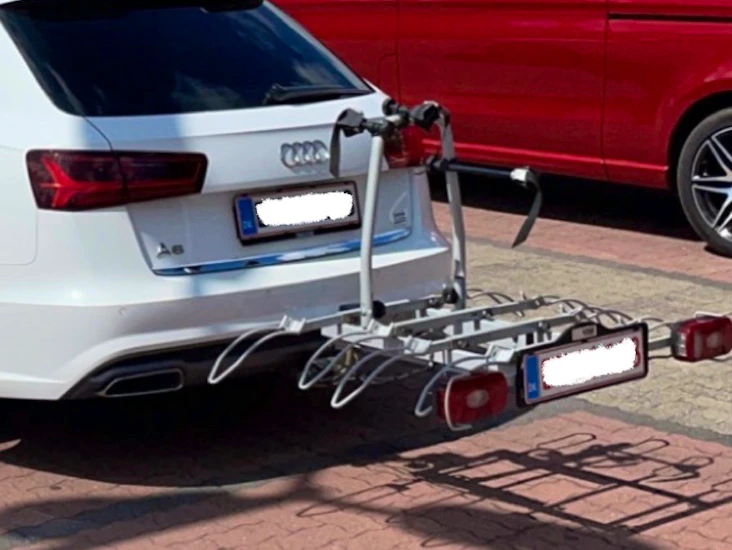 Cykelholder til 4 cykler.