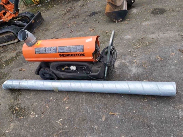 Värmare partytält mm inkl 7m värmeslang